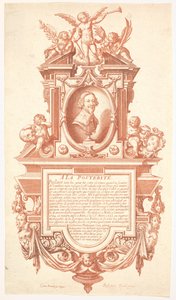 Epitafium og portrett av Jacques Callot, 1635-36. av Abraham Bosse