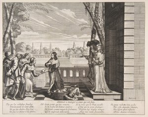 Feeding the Hungry, 1635. av Abraham Bosse