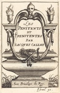 Frontispice for Callots "The Penitents" av Abraham Bosse