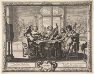 Hørsel, ca. 1638. av Abraham Bosse