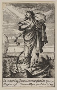Håp, 1636. av Abraham Bosse