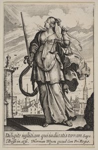 Rettferdighet, 1636. av Abraham Bosse