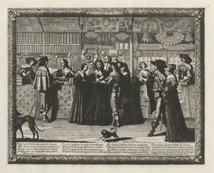 Paris-galleriet av Abraham Bosse