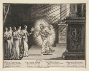 The Wise Virgins: The Foolish Virgins (6 av 7 utskrifter i serien) av Abraham Bosse