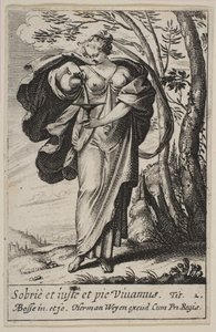 Temperance, 1636. av Abraham Bosse