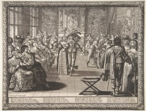 Ballen, ca. 1634. av Abraham Bosse