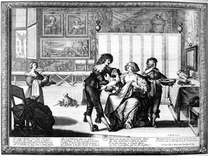 The Blood Letting (gravering) (bw-bilde)