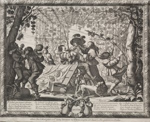 De fire årstidene: Høst, 1635. av Abraham Bosse
