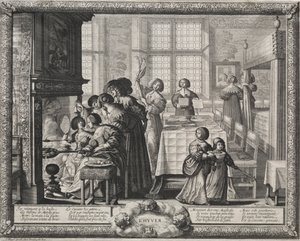 De fire årstidene: Vinter av Abraham Bosse