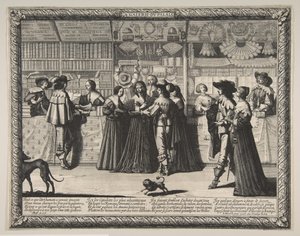 Galleriet til Justispalasset, ca. 1638. av Abraham Bosse