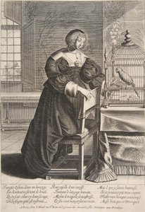 Papegøyen, 1620-76. av Abraham Bosse