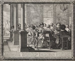 The Prodigal Son: Festen til ære for den fortapte sønnens retur av Abraham Bosse