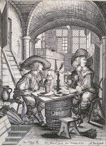 Røykerne av Abraham Bosse