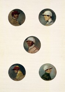 Studier av jockeyer (olje på lerret) av Abraham Cooper