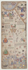 Katalansk atlas, ark 11, 1375