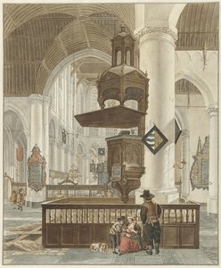 Den store kirken i Haag av Abraham Delfos