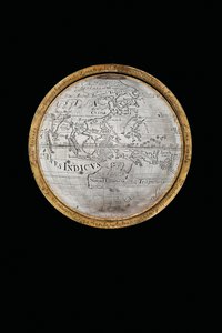 To eksepsjonelle jord- og himmelkloder, støttet av Hercules og Atlas, Augsburg, 1697-99