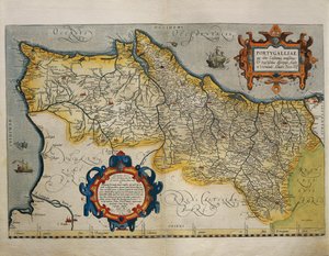 Kart over Portugal, fra World