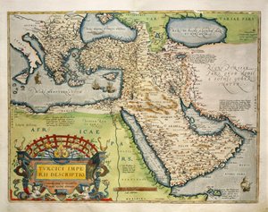 Kart over Tyrkia, fra Theatrum Orbis Terrarum av Abraham Ortelius av Abraham Ortelius