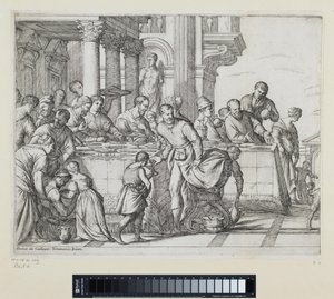 Utsikt over Ouderkerk aan den IJssel, 1620 av Abraham Rademaker
