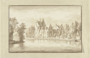 Huset Kostverloren ved Amstel av Abraham Rademaker