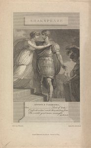 Antony og Cleopatra Act IV Sc. 8 av Abraham Raimbach
