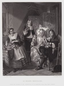 Den imaginære ugyldige (gravering) av Abraham Solomon