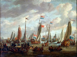 Tsar Peter I besøkte England i januar 1698, tidlig på 1700-tallet av Abraham Storck