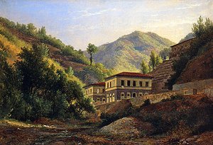 Provinsen Lucca (olje på papir)