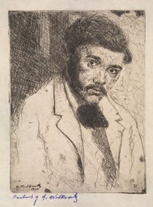 Selvportrett, 1900.