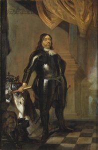 Charles X Gustave, roi de Suede - Portrett av kong Charles X Gustav av Sverige (1622-1660), av Wuchters, Abraham (1610-1682). Olje på kobber, midten av 1600-tallet. Dimensjon: 35x23 cm. Nationalmuseum Stockholm