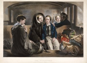 The Departure (andre klasse), pub. 1857 av Abraham after Solomon