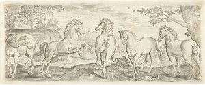 Hester Dyr (serietittel) av Abraham de Bruyn (possibly)
