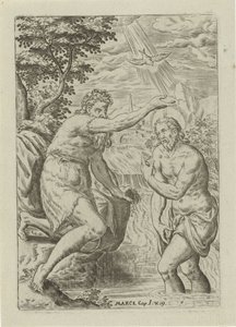 Kristi dåp Scener fra Bibelen (serietittel) Biblia sacra (serietittel)