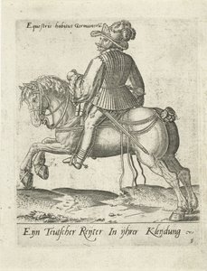 tysk rytter av Abraham de Bruyn