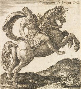 Titus Vespasianus fra Twelve Caesars on Horseback, ca. 1565-1587., ca. 1565-1587. av Abraham de Bruyn