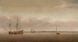 Utsikt over Hoorn, ca. 1650.