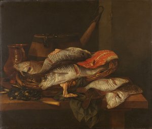 Stilleben med fisk
