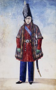 Portrett av den unge Nasr al-Din Shah, ca. 1845-6