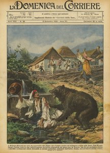I Bokain (Bosnia) angrep en bjørn to kvinner som dro for å hente vann fra kilden