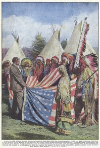 Alle indianerstammer har fått USAs flagg