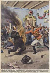 På et kostymeball i en by nær København