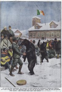 Til tross for det ekstremt stive klimaet, er det ingen mangel på italienske soldater fra Murmansk-kontingenten?