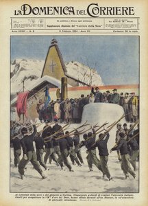 Ved Littoriali av snø og is i Cortina