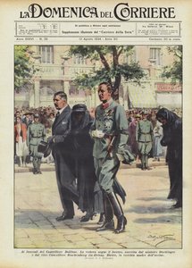I begravelsen til kansler Dollfuss av Achille Beltrame