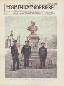Åpning av Casa Pei Veterani i Turate (Saronno), De tre første gjestene av Achille Beltrame