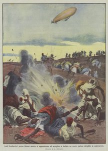 Arabere bombet nær Zanzur mens de forberedte seg på å ta imot en av ballongene våre med et skudd?