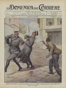 Attentatet på kong George I av Hellas på ettermiddagen 18. corr i Thessaloniki erobret av grekerne?