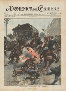 Draktisk angrep på en varebil lastet med verdisaker i Petersburg
