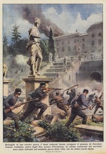 Kamp i en historisk park